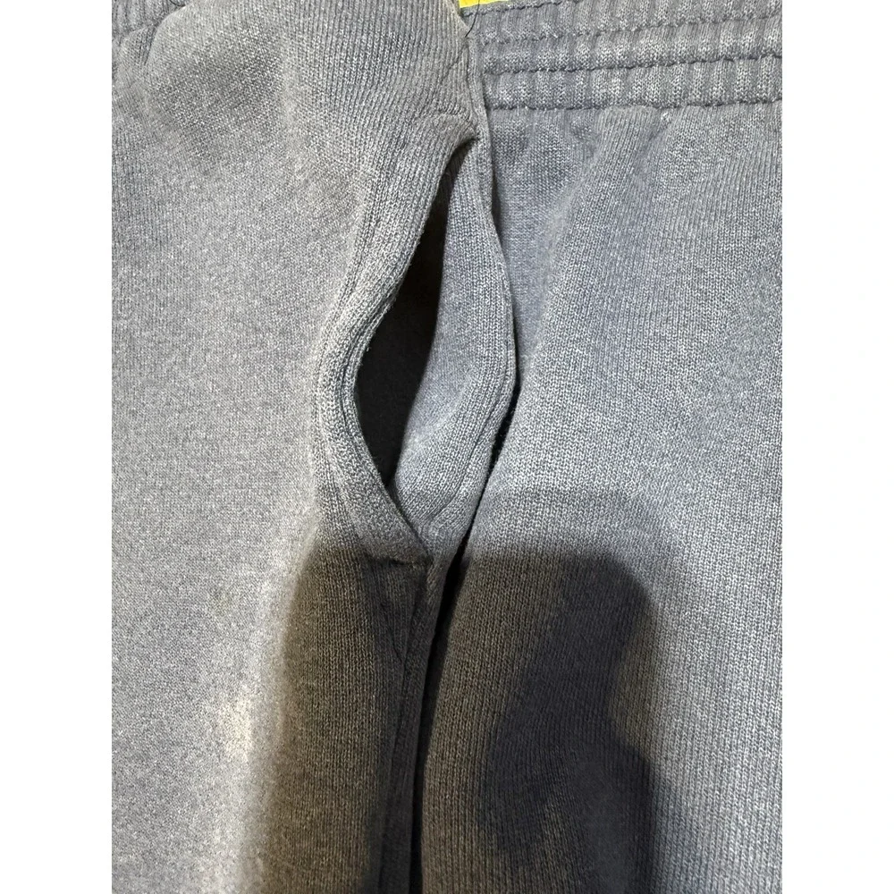 Vintage Hanes Classics Heavyweight Sweatpants Mens L Blue Made in USA Pockets